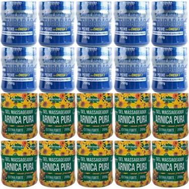 Imagem de Atacado 10 Gel Arnica Pura + 10 Gel Cartilagem de Tubarão - Rhenuks