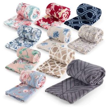 Imagem de Coberta Manta Microfibra Casal Soft Fleece Veludo Leve Macia Lisa Esta
