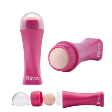Imagem de Rolo Facial Super Pedra Vulcânica Rolinho Roso Antioleosidade Ricca