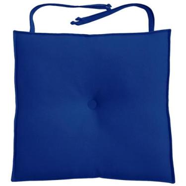 Imagem de Almofada Para Cadeira 40x40cm Moond - FASTLAR, *Azul Royal