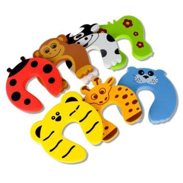 Imagem de 10pcs. Protetor De Porta Infantil Bebê Trava Dedos Segurança - Neoimp