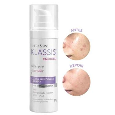 Imagem de Gel Creme Clareador Facial Klassis EMULGEL 30g - TheraSkin