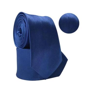 Imagem de Gravata Social Azul Royal Lisa Premium Para Casamento - Rpires