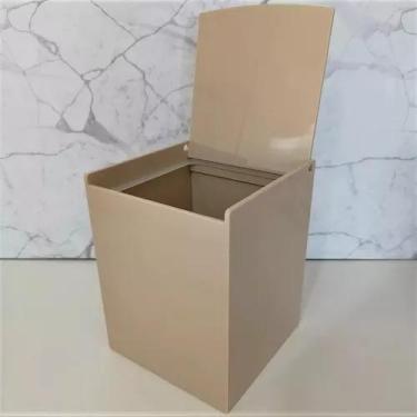 Imagem de Lixeira Basculante 3,5 Litros Pequena em Acrílico - Fabrica de Utilida