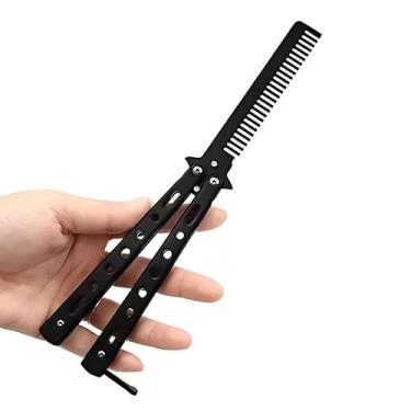 Imagem de Kit Canivete Butterfly Deluxe com Pente para Treino Canivete Butterfly Kit Pente Butterfly