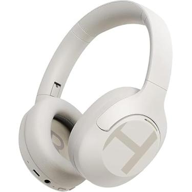 Imagem de HAYL0U S35 ANC Fones de ouvido sem fio com cancelamento de ruído, Headphone, BLUETOOTH 5.2 (Off-white)