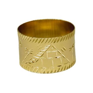 Imagem de Anel Em Ouro 18k 750 Escrava Amarelo 10mm, 27