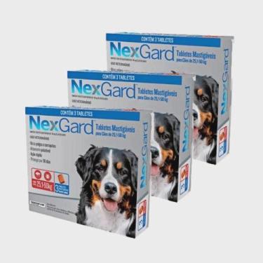 Imagem de Kit 3x NexGard GG 3cp - Merial
