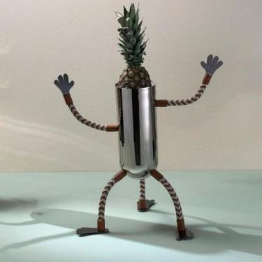 Imagem de Bowl Alto com pés e mãos Minpin Prata - St James