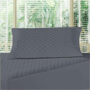 Imagem de Capa de Travesseiro Impermeável Kit 02 Peças Matelado Barra Água e Líq