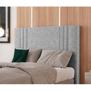 Imagem de Cabeceira Casal Londres - Linho - Palladium Decor