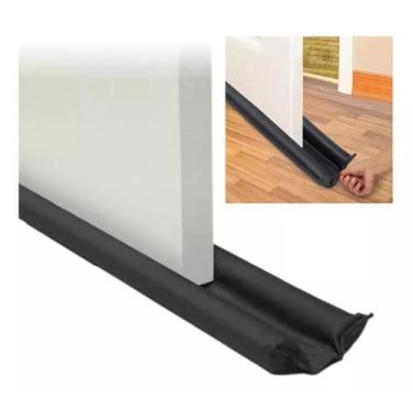 Imagem de Kit 4 Vedas Portas Marrom/Preto Contra Sujeira Insetos  - Comfortdoor,