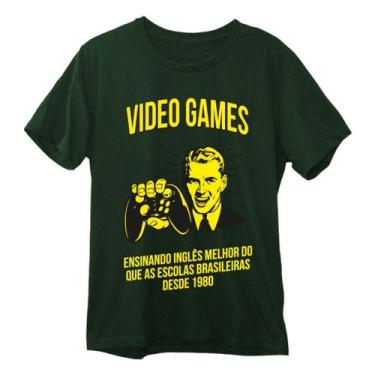 Imagem de Camiseta Jogos Gamer Nerd Anime Blusa Adulta Geek - ARENA, Video Games