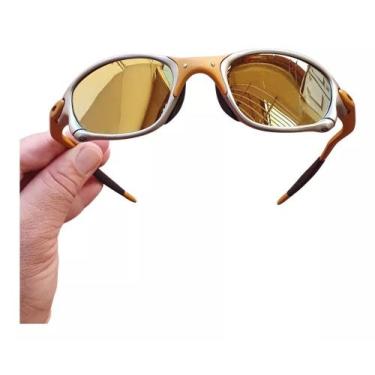 Imagem de Oculos De Sol Doublex 24K Juliet X-Metal Cromada Pinado Lupa Polarizad