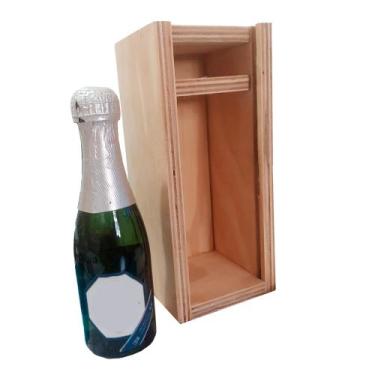 Imagem de Mini caixa de madeira para vinhos e champanhe - Anjho