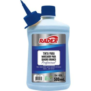 Imagem de Tinta Reabastecedora para Marcador de Quadro Branco 500ML Azul - Radex