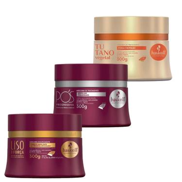 Imagem de Kit Haskell Cronograma Capilar Pós Alisamento 300g