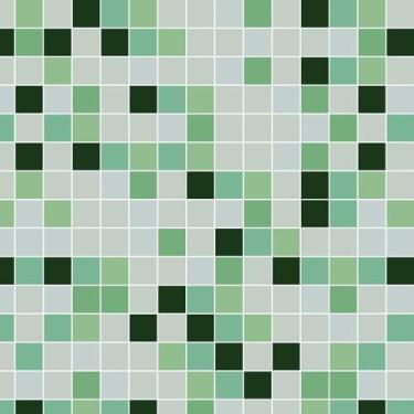 Imagem de Papel de parede autocolante pastilhas em tons degradê verde ref: dppa0