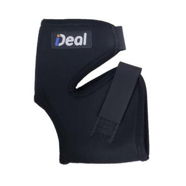 Imagem de Tornozeleira Flex Ajustável IDEAL - Ideal Produtos Ortopédicos, Preto,