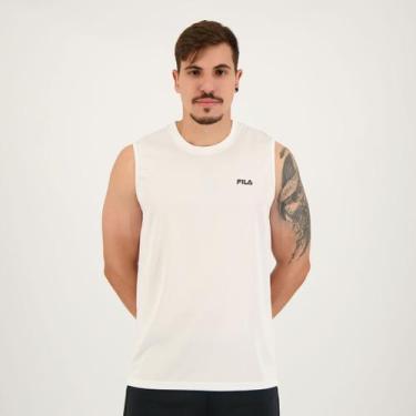 Imagem de Regata Fila Myler Branco e Preto, P