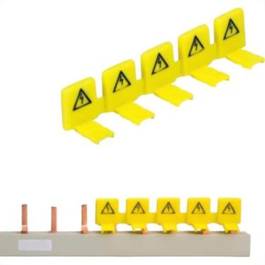 Imagem de Isolador Fase Schneider Easy9 Amarelo 5 Polos - Ez9X33905 - Kit C/10 P