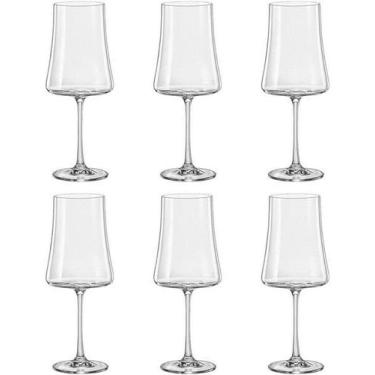 Imagem de Jogo De 6 Taças 560ml 24,5cm de Altura Xtra Em Cristal Ecológico Bohem