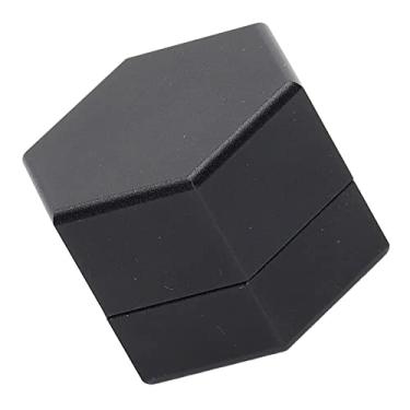 Imagem de Suporte de Giz de Piscina, Caixa de Giz de Bilhar Mini Portátil Hexagonal Caixa de Giz para Taco de Bilhar Com Junta para Amantes de Bilhar (Preto)