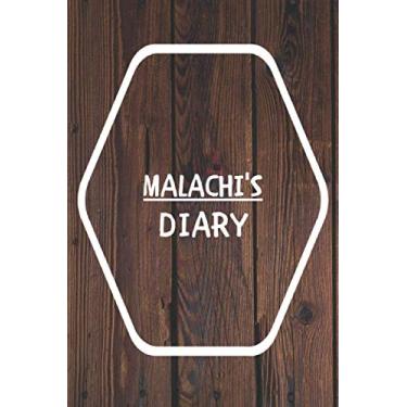 Imagem de Malachi's Diary: Wood Background Diary/Notebook/Journal School Gift for Malachi/Diary/Unique Greeting Card Alternative