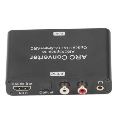 Imagem de Conversor de áudio Digital para Analógico, Adaptador de áudio Estéreo óptico de 192KHZ para 3,5mm para Amplificador e Alto-falante TV