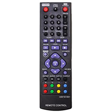 Imagem de AKB73615801 controle remoto de substituição compatível com LG Blu Ray Disc DVD Player BP125 BD220 BD630 BP125N BP135W-N BP200 BP220 BP320 BP220N BP320N BP325 BP325N BP325W BP335WN