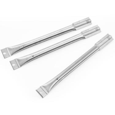 Imagem de FDDUO1055 463714514 Peças de reposição para churrasqueira Charbroil Grill peças 463724514 463714915 463714914 463724514 463724511 Char-Broil Deluxe Charcoal Combo Tubo Queimador Acessórios Clássicos, 3 Peças