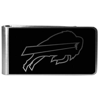 Imagem de NFL Siskiyou Sports — Clipe para dinheiro masculino Buffalo Bills preto e aço, tamanho único, preto