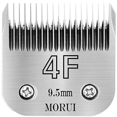 Imagem de 4F Comprimento 3/8" (9,5 mm) Lâminas de tosquiador destacáveis para cães de estimação Série UltraEdge Lâminas de tosquiar para cães compatíveis com a maioria dos Andis, Oster A5 Wahl KM Series