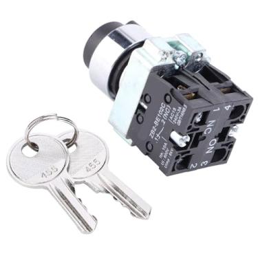Imagem de Chave de 2 Posições, Longa Vida útil, Segura e Eficiente, Resistente a Impactos, Portátil e Conveniente Com 240V-3A para Aplicações de Travamento