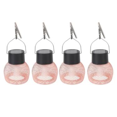 Imagem de Lanternas de Chama Solar Com Lindo Padrão, Luzes Solares Decorativas Resistentes à água Suspensas Ao Ar Livre para Cerca de Pátio, Ideais para Enfeites Ao Ar Livre, Melhorando o