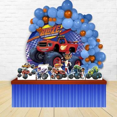 Imagem de KIT FESTA KIT FESTA PAINEL REDONDO Decoração Infantil Blaze - IMPAKTO 