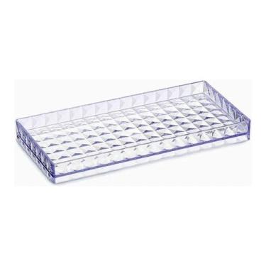 Imagem de Bandeja 26x12,5cm Diamante Cristal Em Acrilico - Arthi