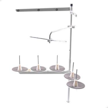 Imagem de Porta Fio De 5 Cones Máquina De Costura Overloque Galoneira Interlock 