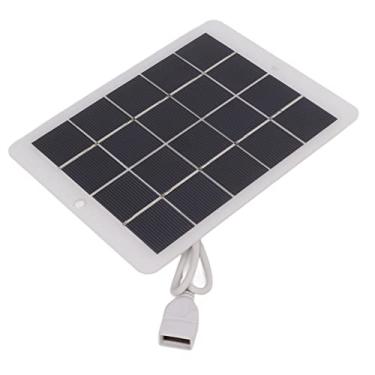Imagem de Bomba de Oxigênio Solar Portátil 3W5V Com Interface de Saída, Oxigenador de água Com Energia Solar para Viagem, Acampamento e Ciclismo