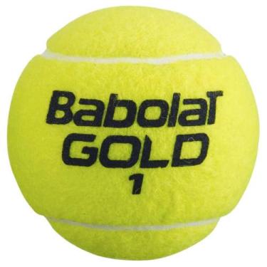 Imagem de Bola de Tênis Babolat Gold Championship Tubo com 4 Bolas