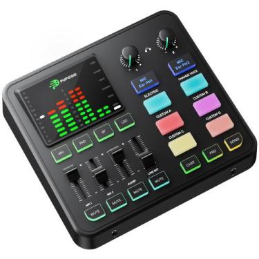 Imagem de Mixer de Áudio para Jogos PUPGSIS T12 - com Pré-Amplificador, Bluetoot