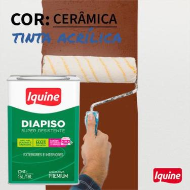 Imagem de Tinta Piso Diapiso Acrílica Acetinada Externa 18l Iquine Cores, Cerâmi