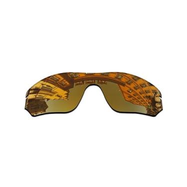 Imagem de Vonxyz Lentes de substituição para óculos de sol Oakley Radar Edge OO9184 – Bronze MirrorCoat polarizado