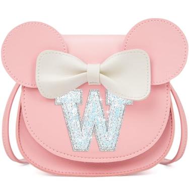 Imagem de Presentes de aniversário para meninas pequenas, presentes para meninas pequenas, bolsa de mão com mouse e carteira infantil para meninas, Rosa
