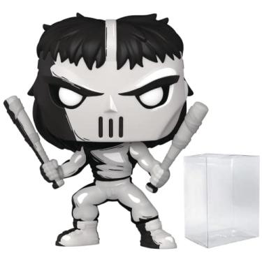 Imagem de POP Teenage Mutant Ninja Turtles - Casey Jones (PX Previews Exclusive) Black & White Chase Funko Vinyl Figure (Bundled with Compatible Box Protector Case)