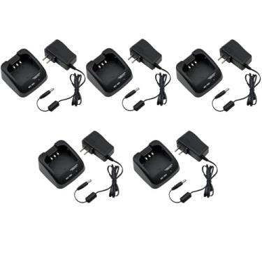 Imagem de Pacote com 5 carregadores rápidos BC-160 BP-232 para ICOM IC-A14 IC-F14 IC-F24 IC-F33GS IC-F33GT IC-F3011 IC-F4011 IC-F3161 IC-F4161 Carregador Ra-dio BP-232N BP-232H (não serve para IC-A1161 6)