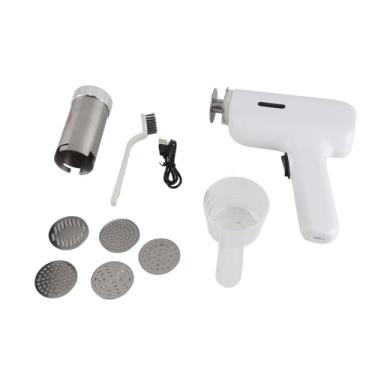 Imagem de Máquina portátil de fazer macarrão, máquina elétrica automática recarregável de macarrão, pequena máquina elétrica de macarrão para cozinha doméstica