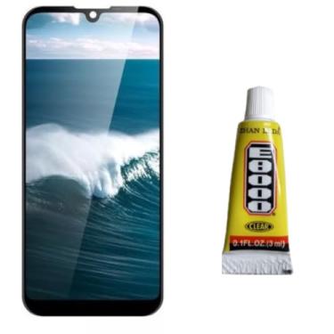 Imagem de Tela Display Lcd Touch Para Moto E6i Preto + Cola 3ml