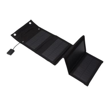 Imagem de Grcfumo 20W 5V Carregador de bolsa dobrável solar, painéis solares portáteis, bolsa de carregamento de painel solar com saída USB para acampamento ao ar livre e caminhadas