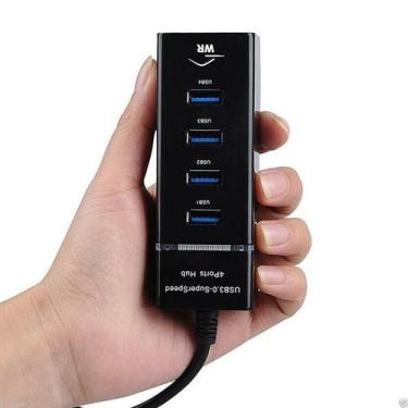 Imagem de Adaptador USB 3.0 Hub com 4 Portas USB para Mouse Teclado Pen Drive - 